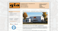Desktop Screenshot of gia-mbh.com